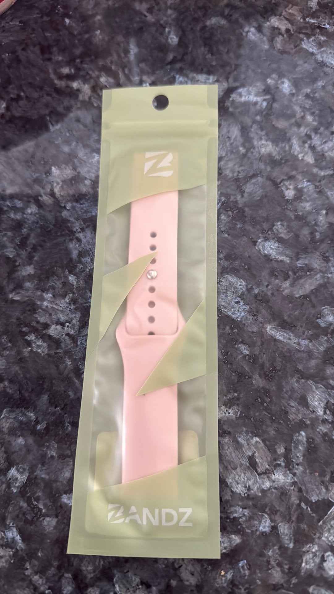 Bandje horloge licht roze 20mm, Handtassen en Accessoires, Sporthorloges, Ophalen, Roze