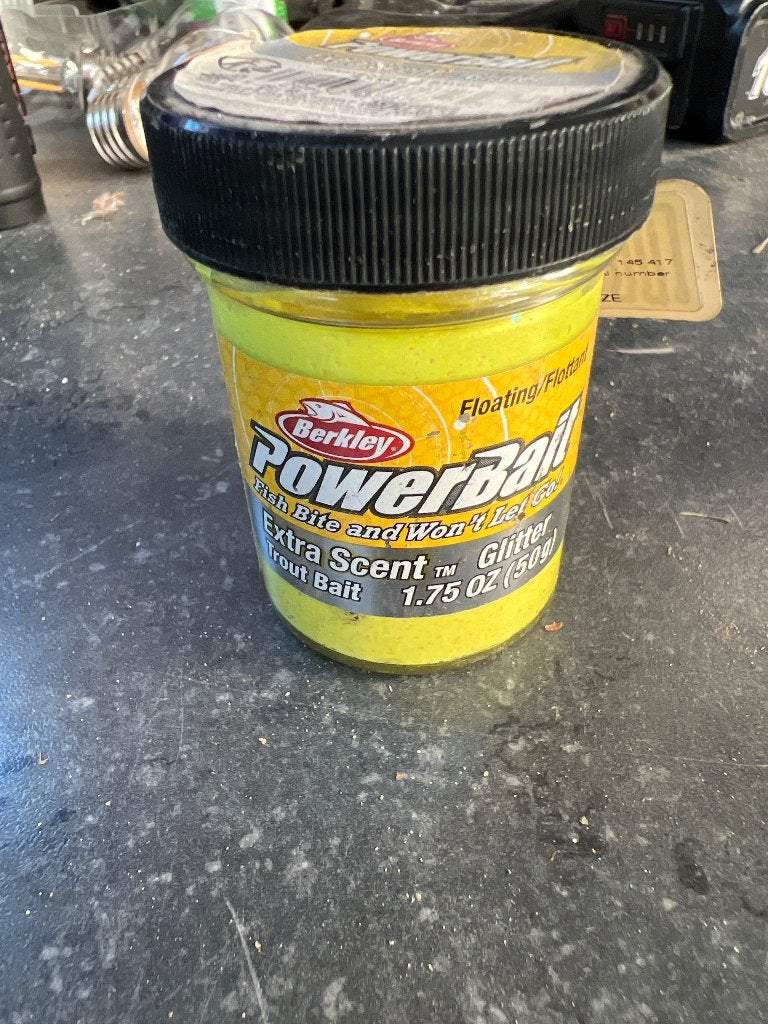 Powerbait glitter, Watersport en Boten, Ophalen, Gebruikt