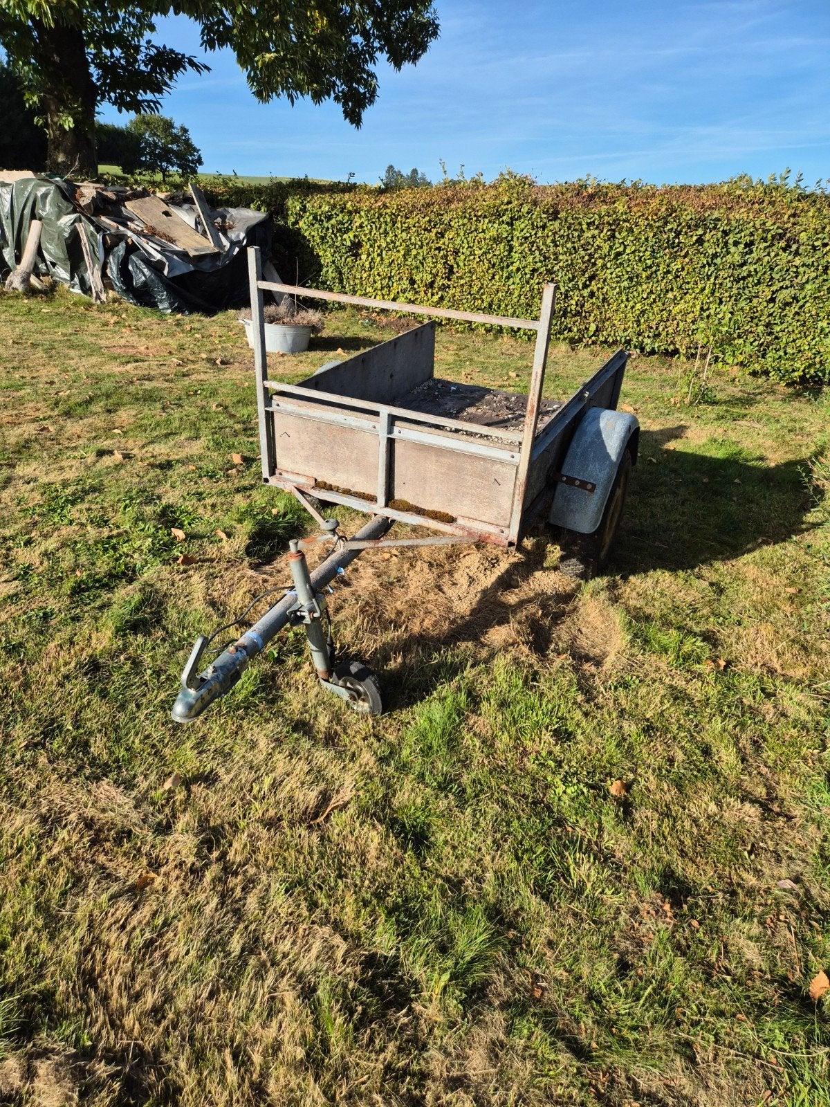 Remorque utilitaire à vendre, Enlèvement