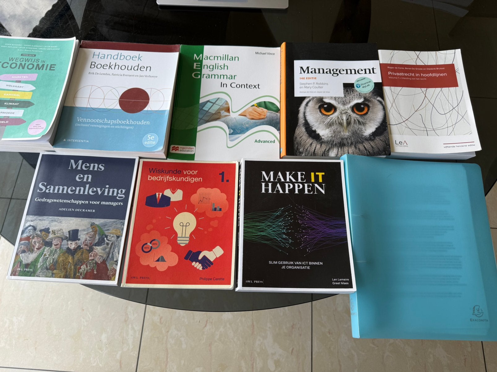 Boeken handelswetenschappen 1 ste jaar, Boeken, Ophalen, Gelezen, Overige niveaus, Overige vakken