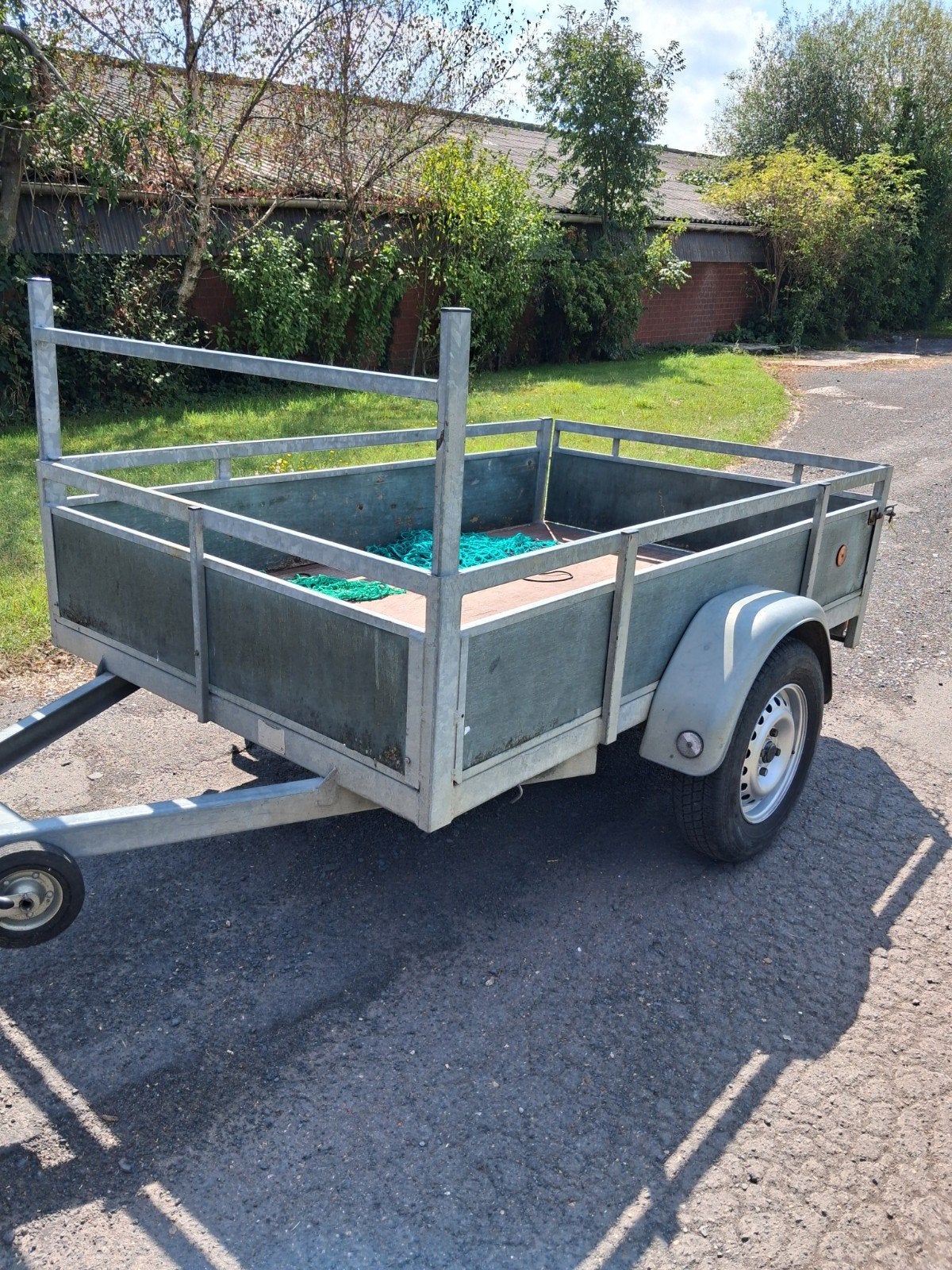 Aanhangwagen enkelas 750kg 2m x 1m30, Ophalen