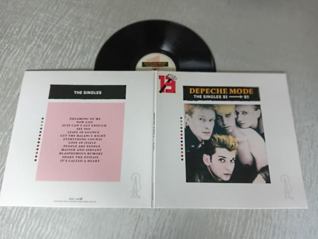 Depeche Mode Lp The Singles 81... 85 - vinyle noir, Compilation, Enlèvement ou Envoi, Comme neuf