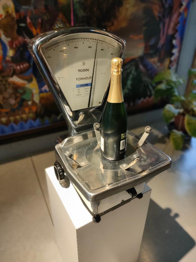 Weegschaal Robbe Torhout type K52 uit 1987, Ophalen, Overige typen, Zilver, Zo goed als nieuw