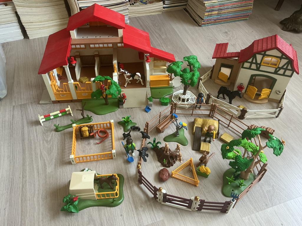 Playmobil Boerderij - Manege - Dierentuintje, Enlèvement, Utilisé