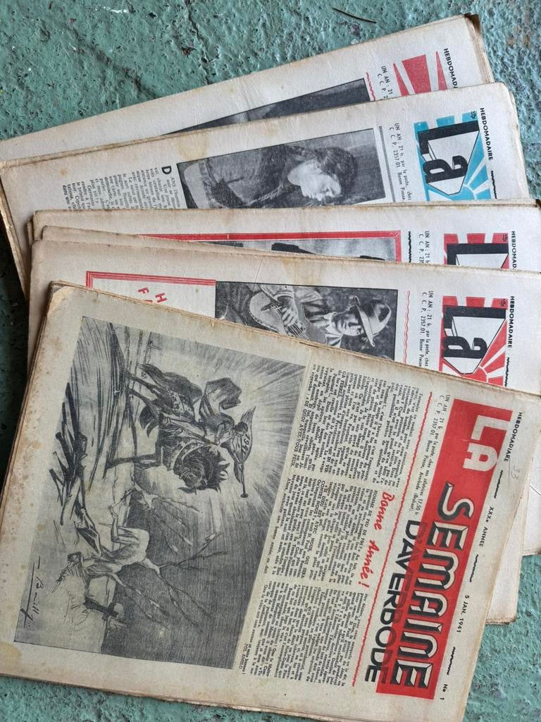 La semaine d Averbode annee 1941, Boeken, Tijdschriften en Kranten, Ophalen of Verzenden, Gelezen, Krant