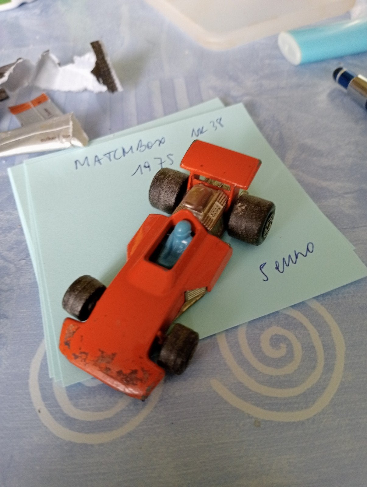 Matchbox metalen sport auto, Ophalen of Verzenden, Auto, Matchbox