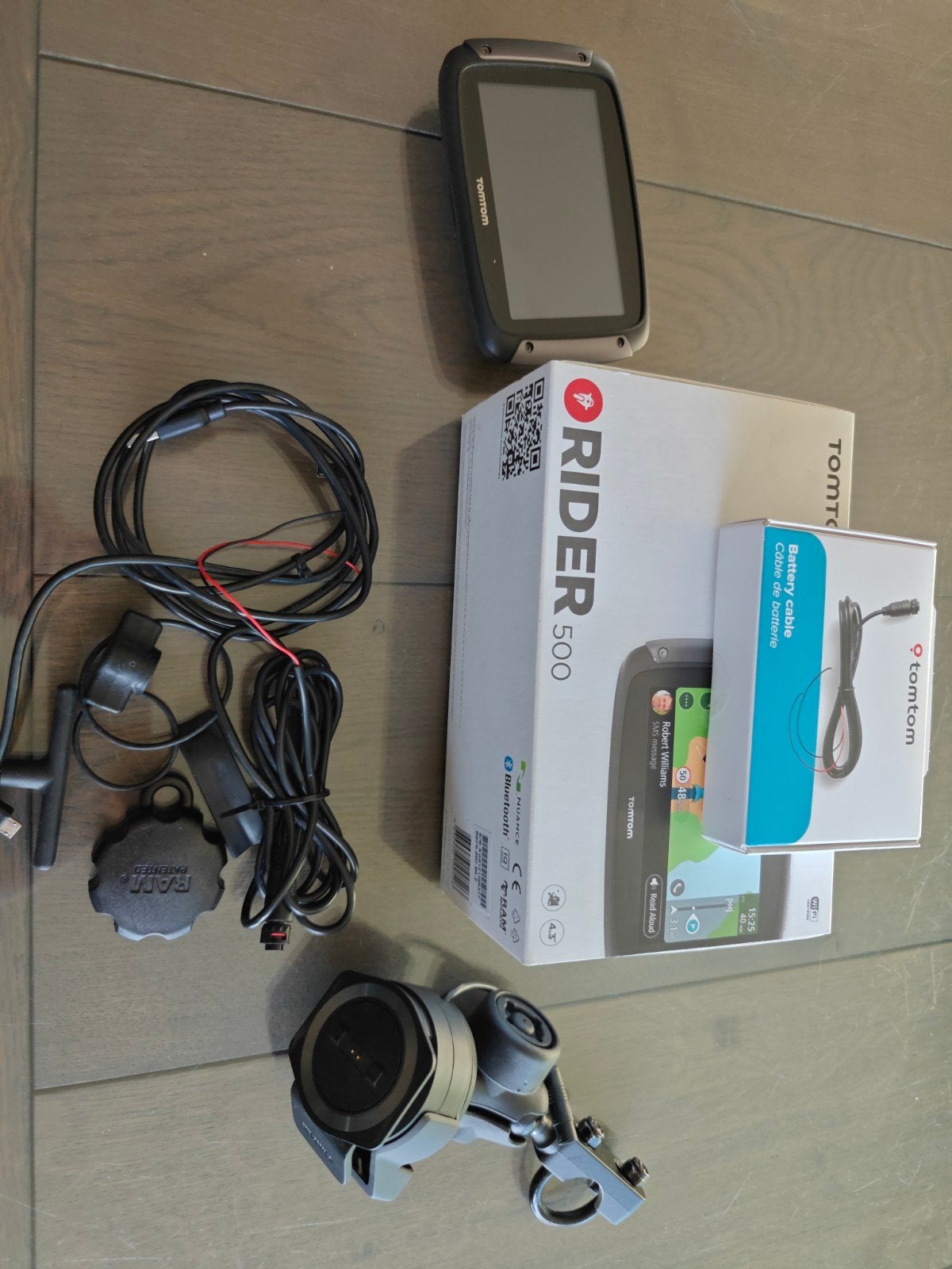 TomTom rider 500 met ram mount, Ophalen of Verzenden, Zo goed als nieuw