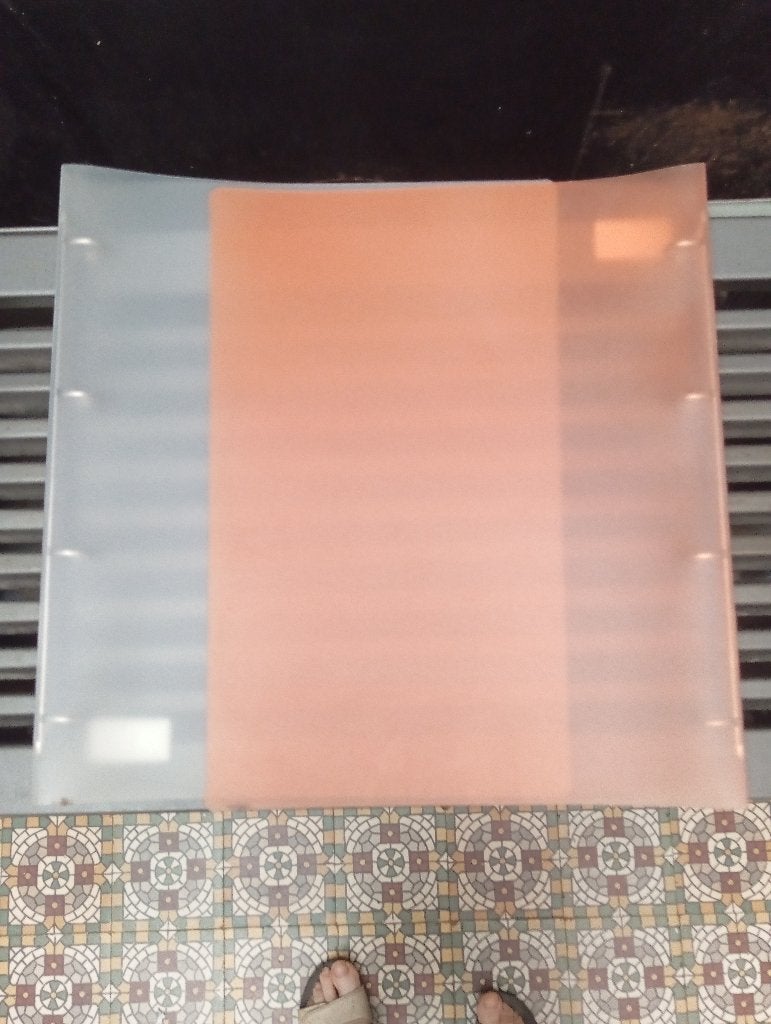 Lot de 2 fardes 4 anneaux plastique, Enlèvement, Neuf