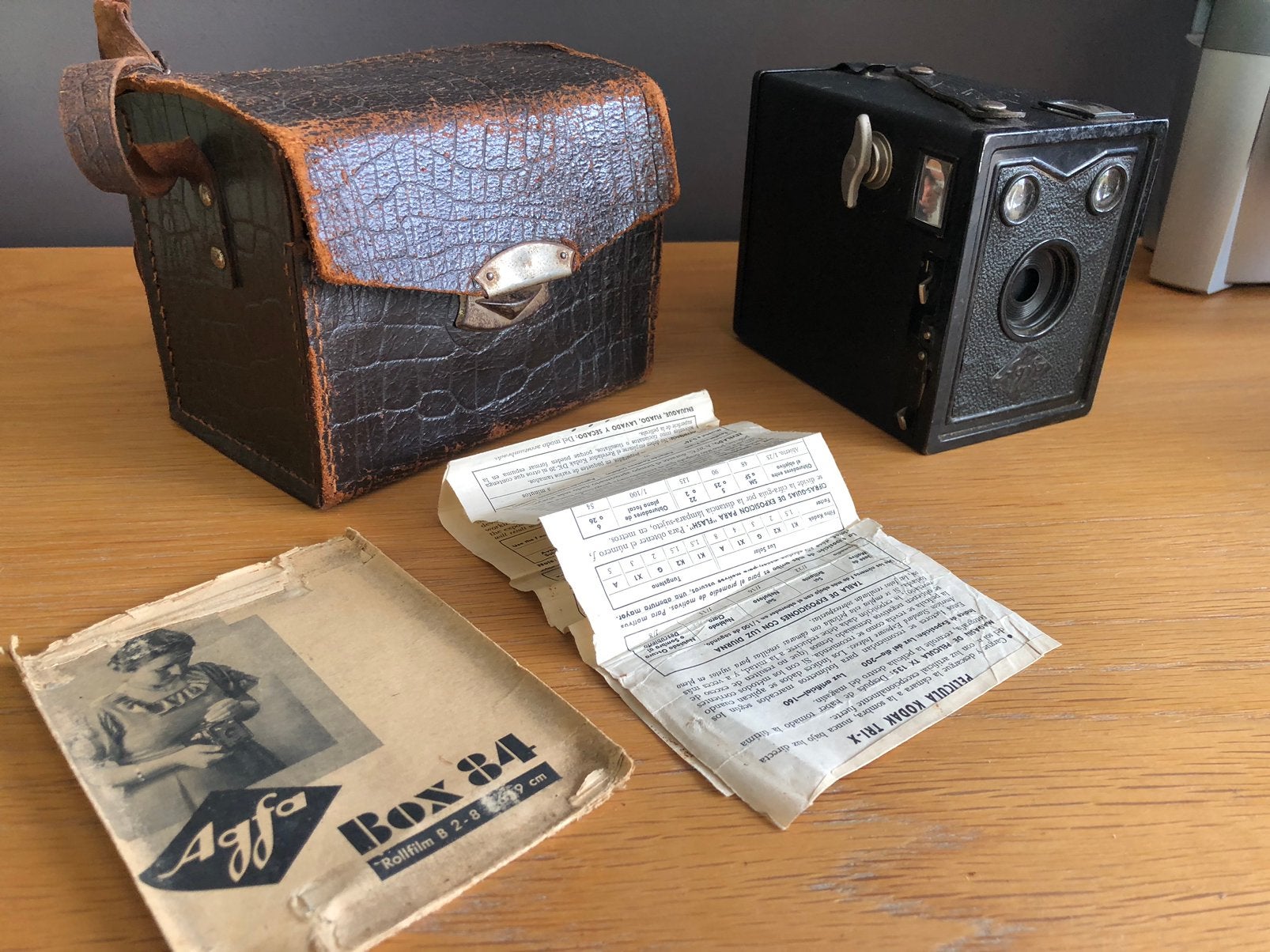 Agfa fotocamera, Ophalen, Gebruikt