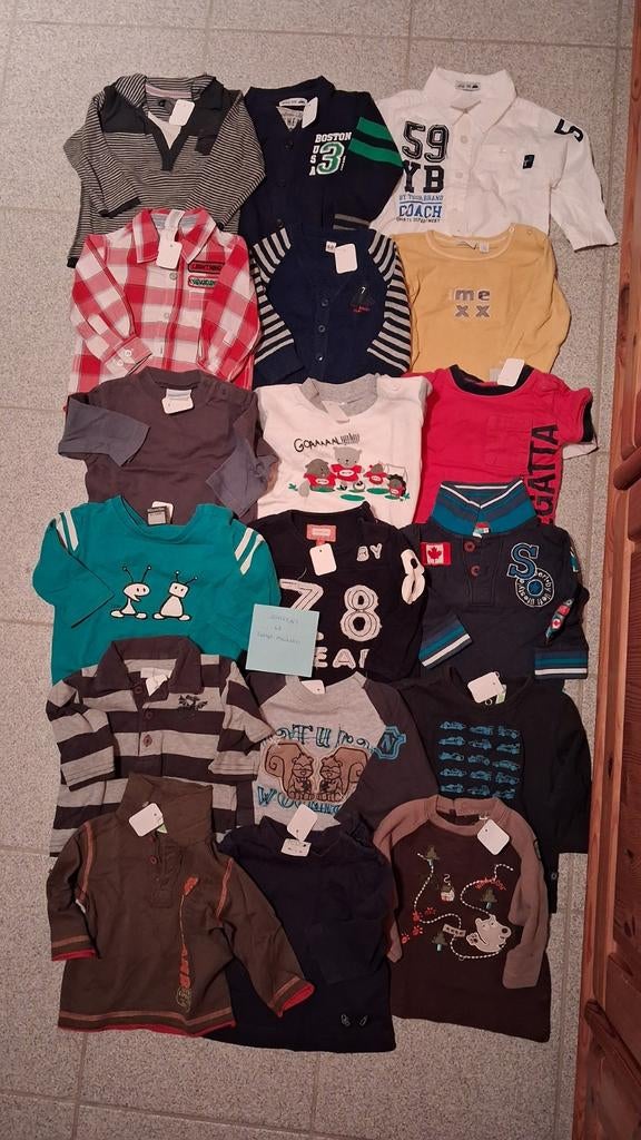 Longsleeves maat 68, Kinderen en Baby's, Babykleding | Maat 68, Ophalen of Verzenden, Zo goed als nieuw, Jongetje, Geen merk