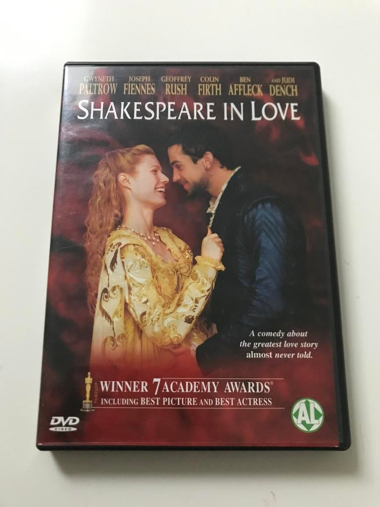 DVD Shakespeare in Love, CD & DVD, DVD | Drame, Tous les âges, Enlèvement ou Envoi, Comme neuf, Historique ou Film en costumes