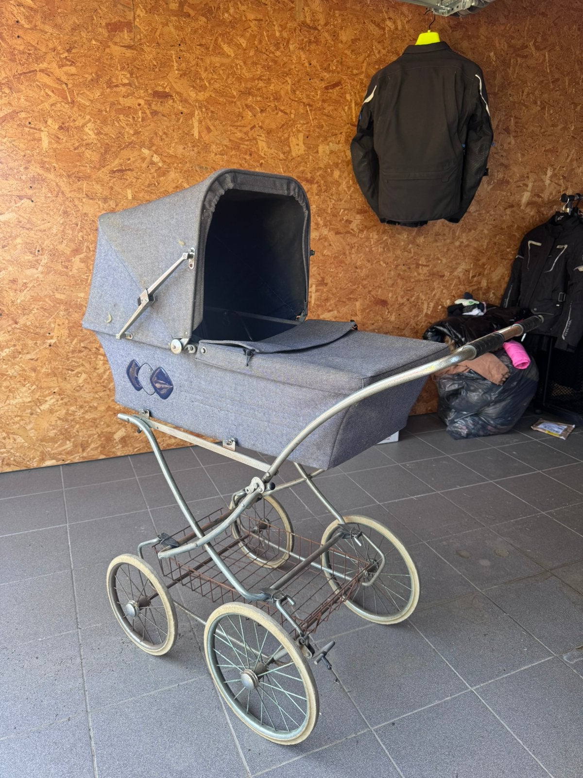 Vintage kinderwagen, Autres marques, Avec nacelle, Enlèvement, Utilisé