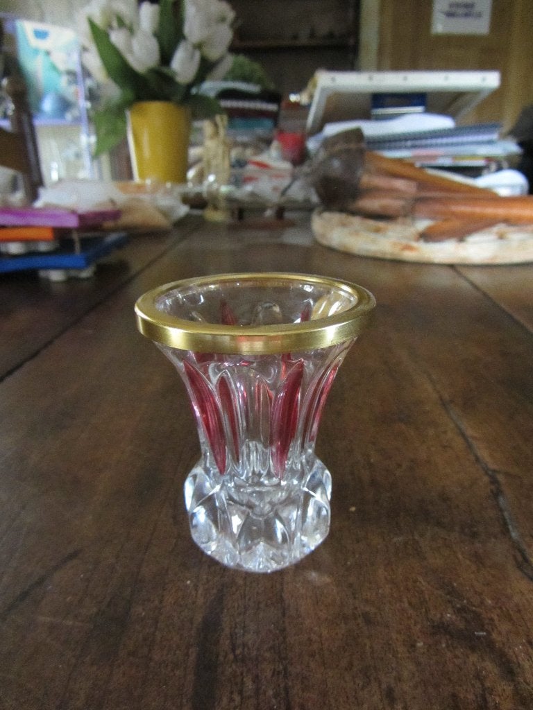 mini vase cristal au plomb - AH BAVARIA, Antiquités & Art, Enlèvement