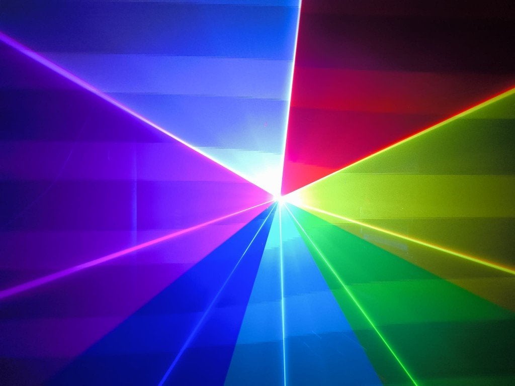 SUPEPROMO Nieuwe First Class 16W Fullcolor Laser 50kpps,, Muziek en Instrumenten, Ophalen of Verzenden, Nieuw, Licht, Geluidgestuurd