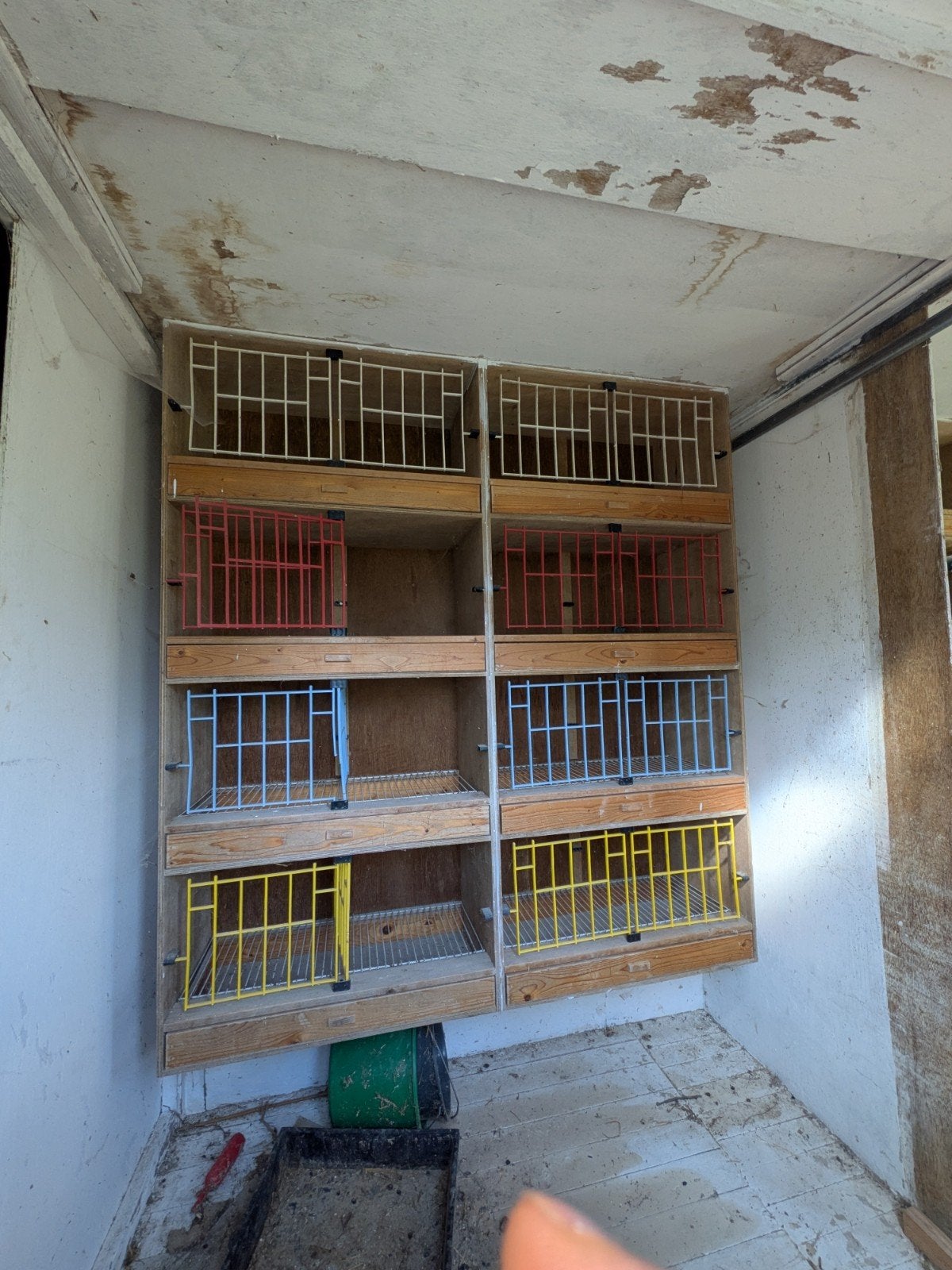 batteries casier pigeons colombophile, Enlèvement, Utilisé, Casier