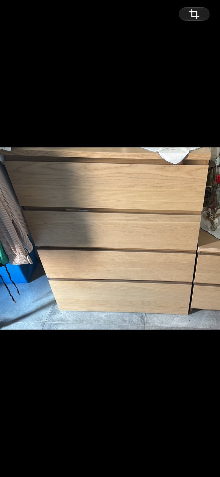 Ladekast ikea met 4 lades malm reeks, Huis en Inrichting, Kasten | Ladekasten, Ophalen, Zo goed als nieuw