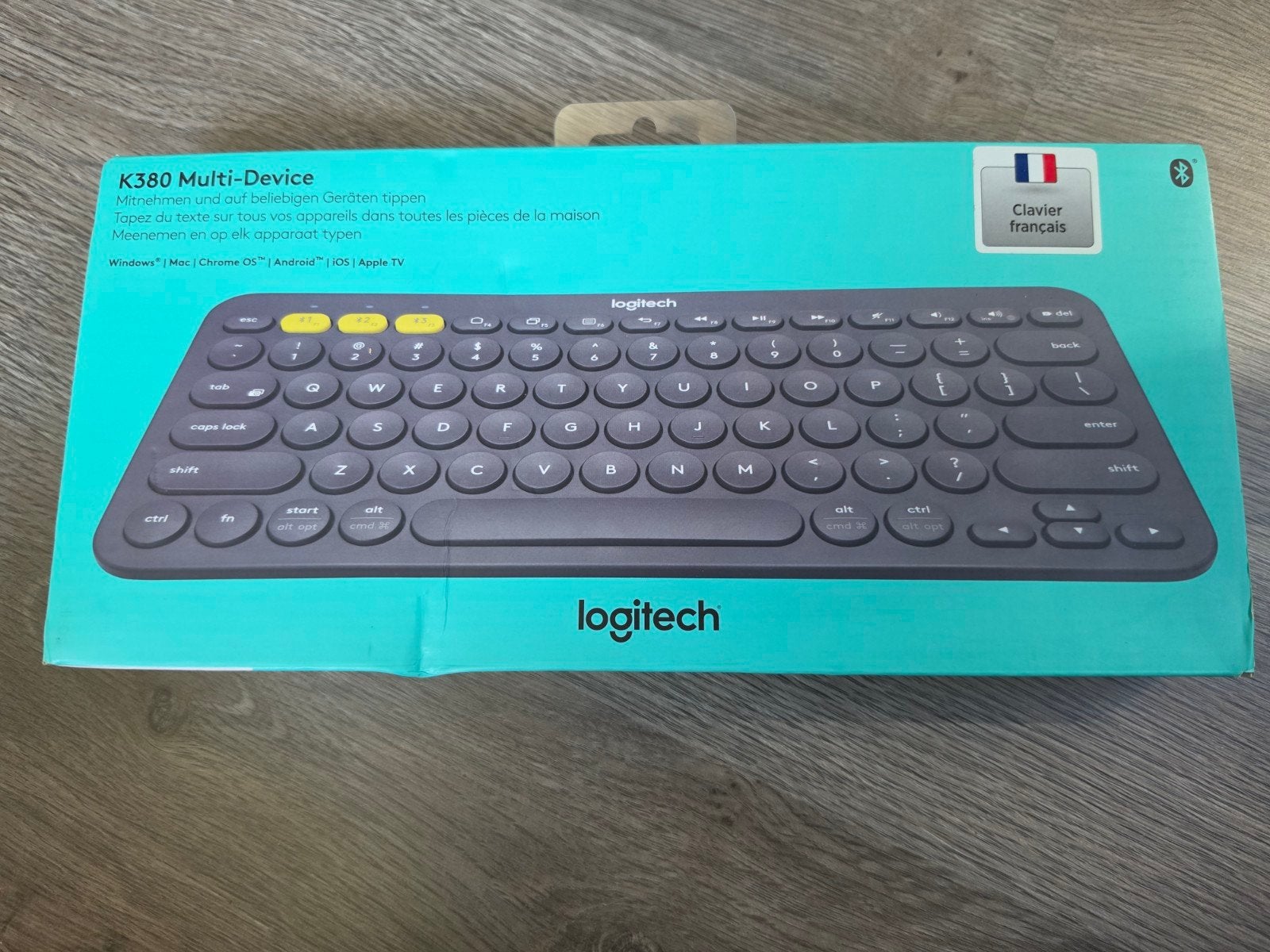 Logitech keyboard qwerty K380, Informatique & Logiciels, Claviers, Enlèvement, Qwerty