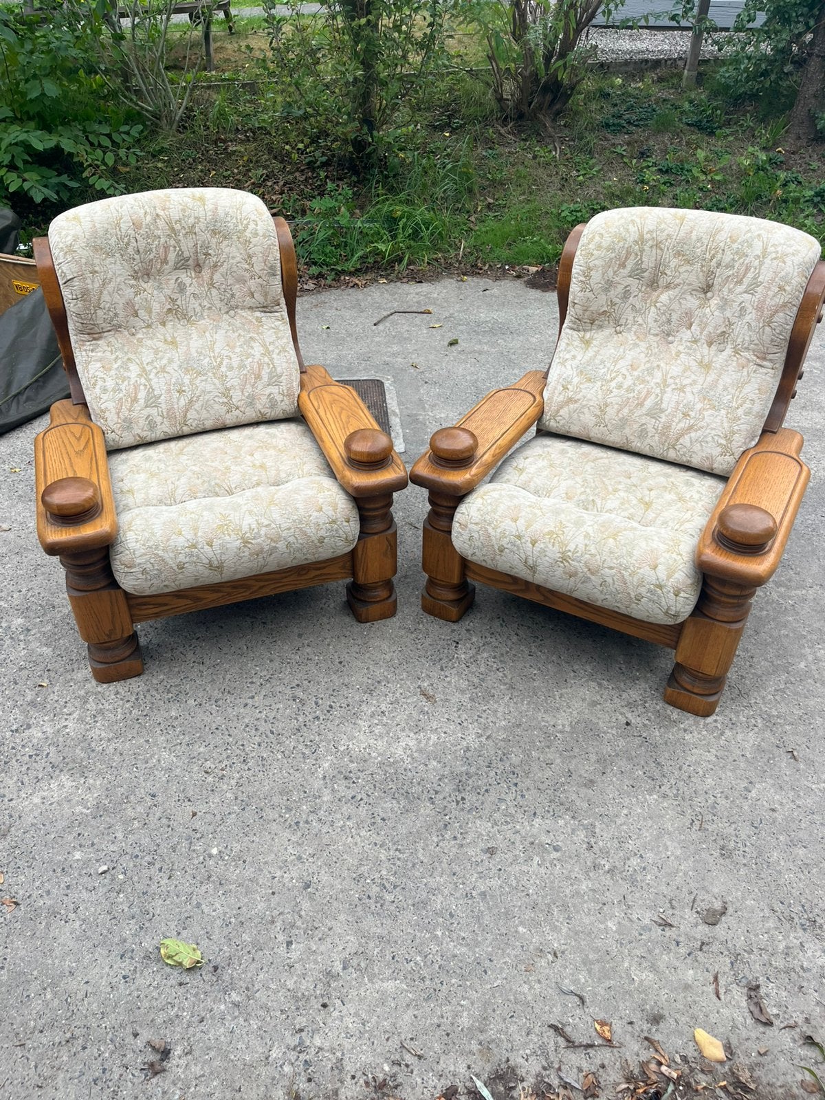 grands fauteuils brutalistes de style danois 2 pièces, Enlèvement