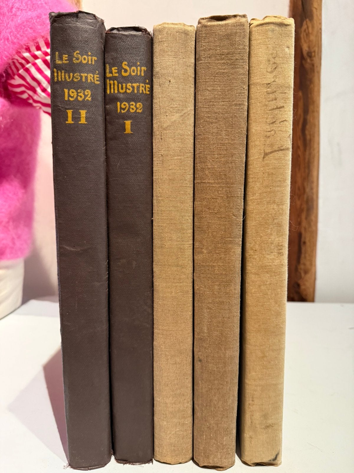 Le Soir Illustré - 5 volumes complets : 1932, 1934, 1935, Enlèvement ou Envoi