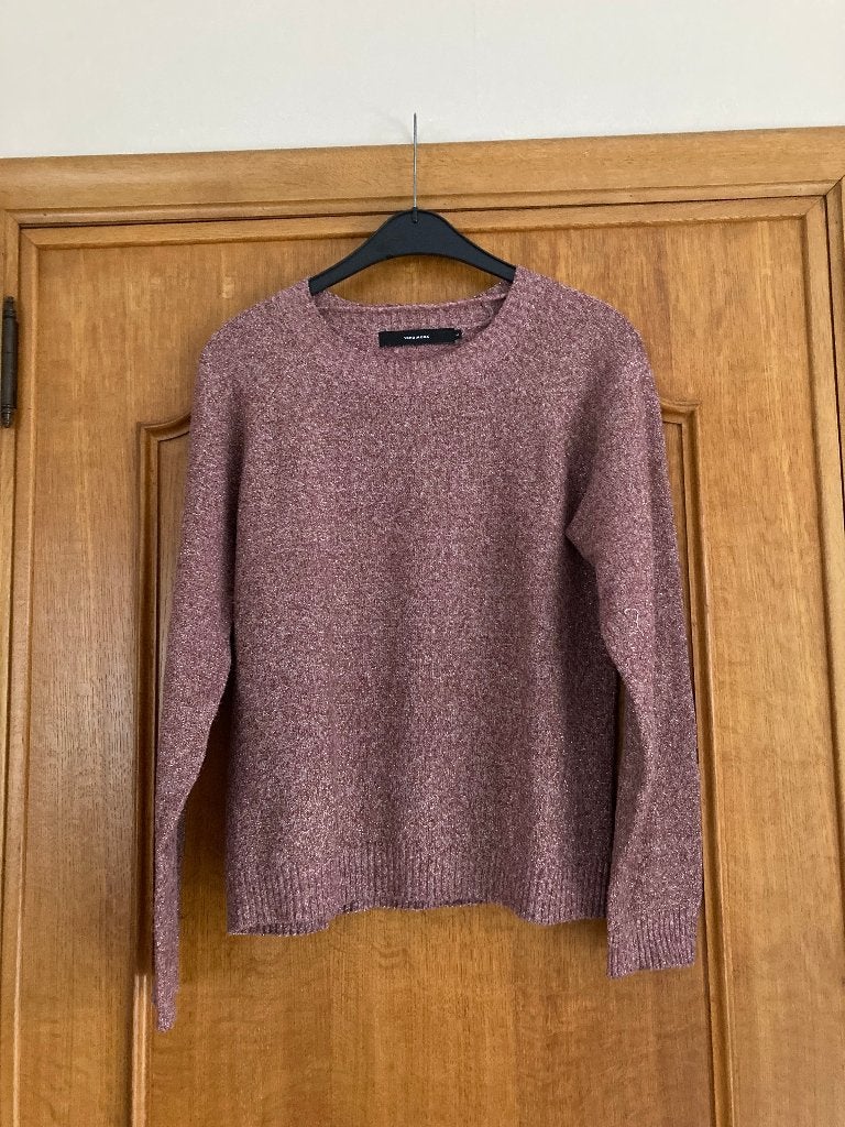Oudroze met gouden spikkel trui, Vera Moda, Medium, Maat 38/40 (M), Overige kleuren, Vera Moda, Ophalen of Verzenden