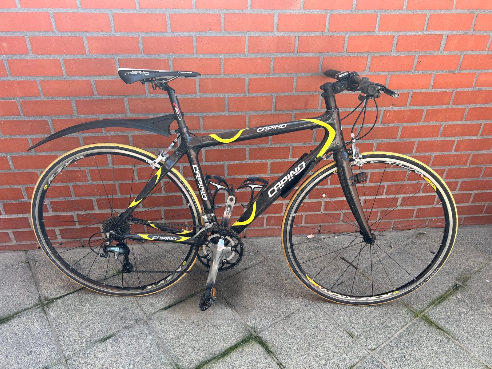 Koersfiets carbon 28 inch, Fietsen en Brommers, 28 inch, Gebruikt, Carbon, 10 tot 15 versnellingen