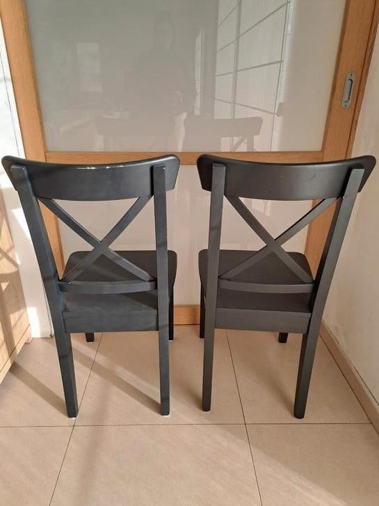 Ikea ingolf lot de 4 chaises, Enlèvement, Utilisé, Bois