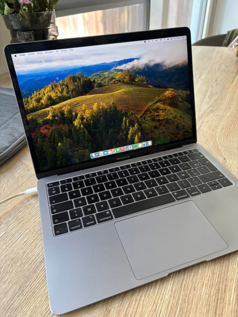 Mac book air retina 13-inch, 2018, Computers en Software, Apple Macbooks, Ophalen, Gebruikt, 256 GB, 8 GB