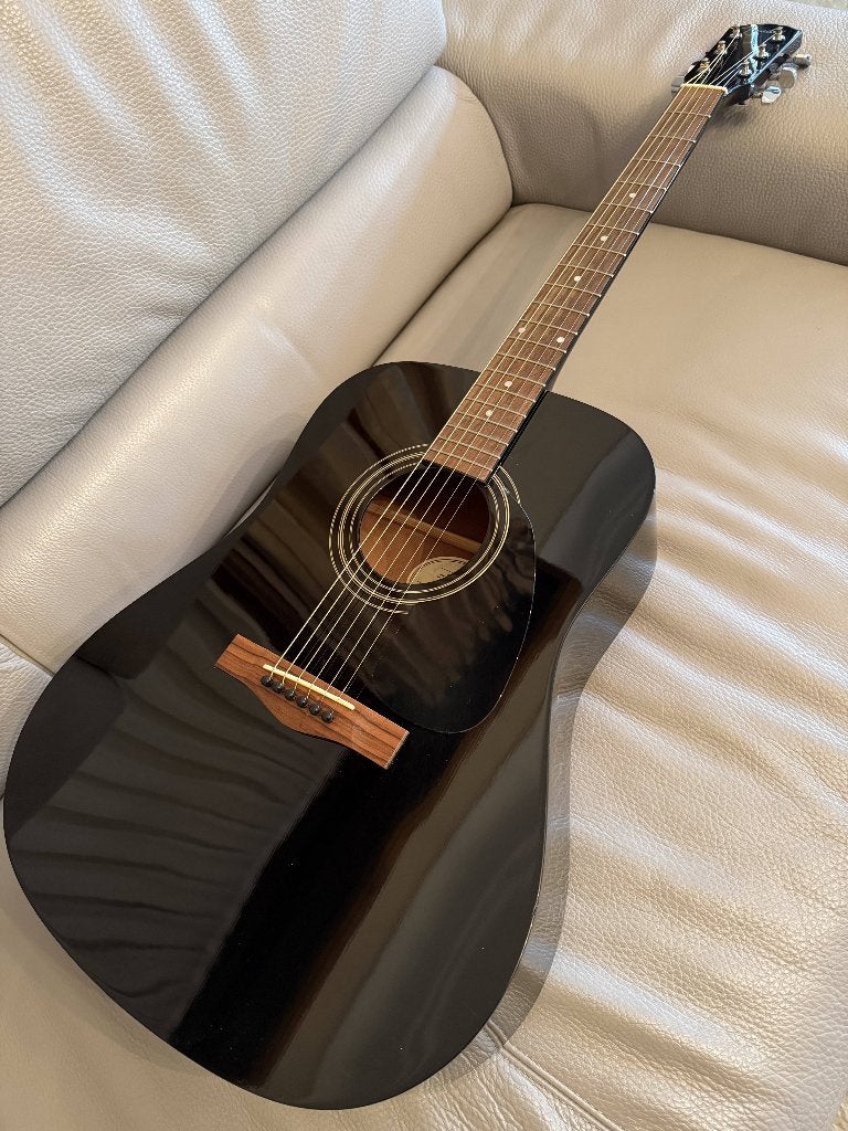 Fender DG-4 akoestische gitaar, Ophalen