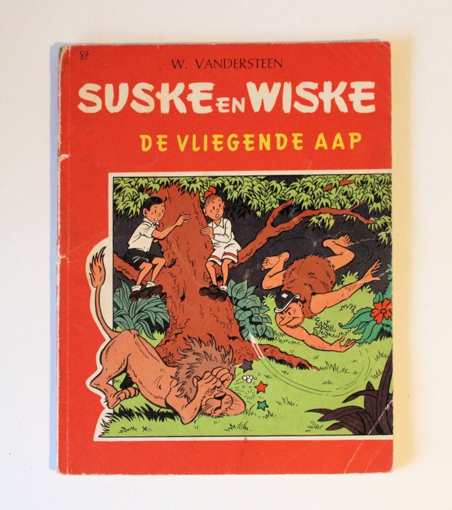 Suske en Wiske-De vliegende aap (tweekleurenreeks 1ste druk), Enlèvement ou Envoi, Willy Vandersteen, Une BD, Utilisé