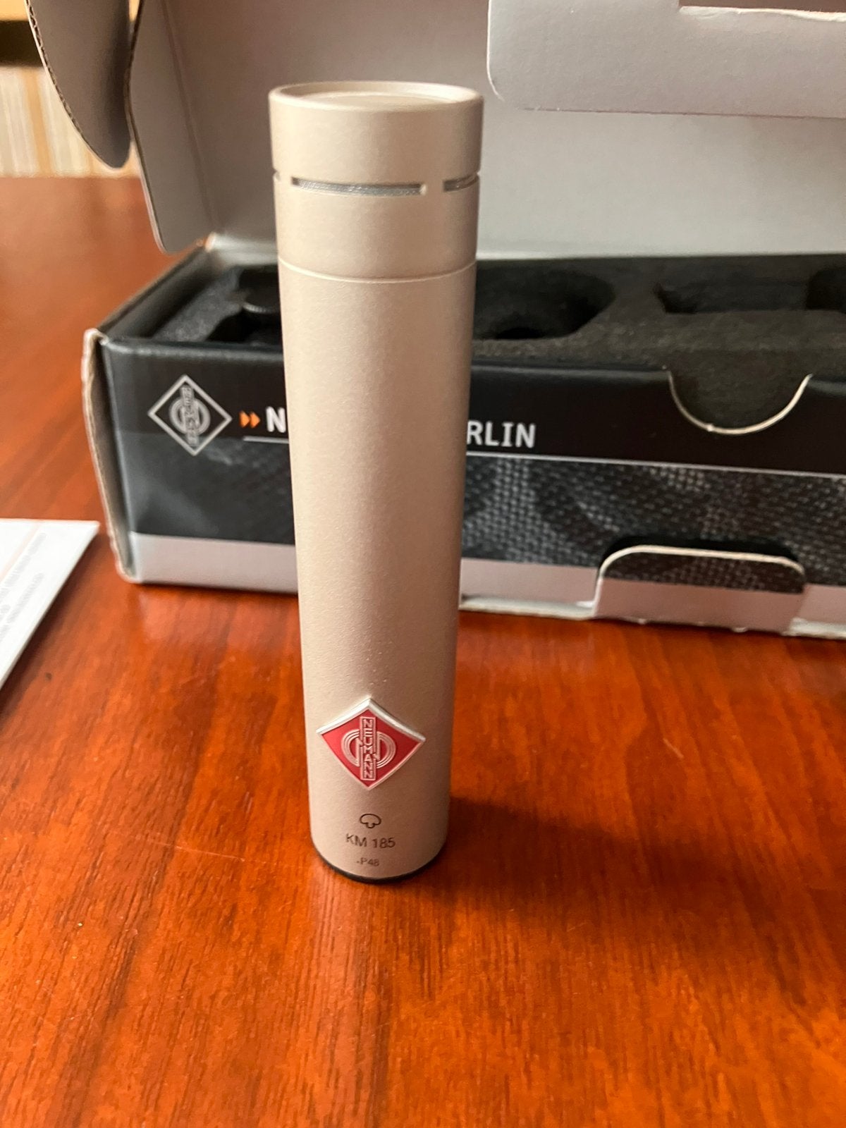 Neumann KM 185 hyper-cardoioid condenser microphone, TV, Hi-fi & Vidéo, Enregistreurs audio, Enlèvement ou Envoi