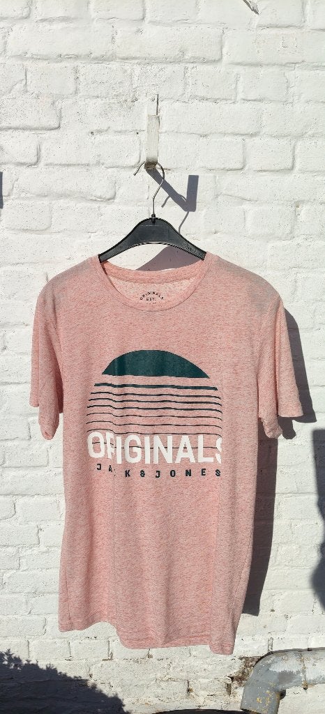 T-shirt Jacket & Jones taille L, Jack  jones, Enlèvement ou Envoi, Rose, Taille 52/54 (L)