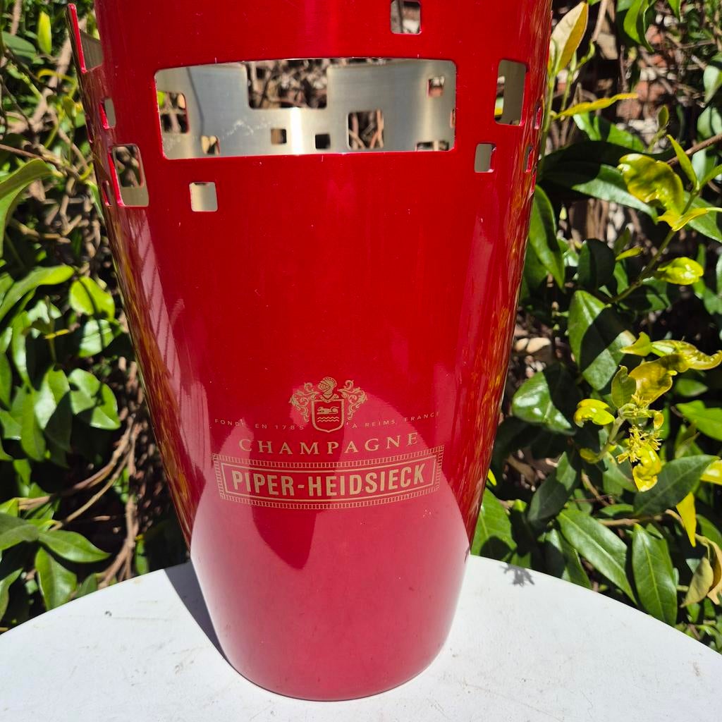 Piper-Heidsieck champagne koeler, rood, Antiek en Kunst, Antiek | Keukengerei, Verzenden