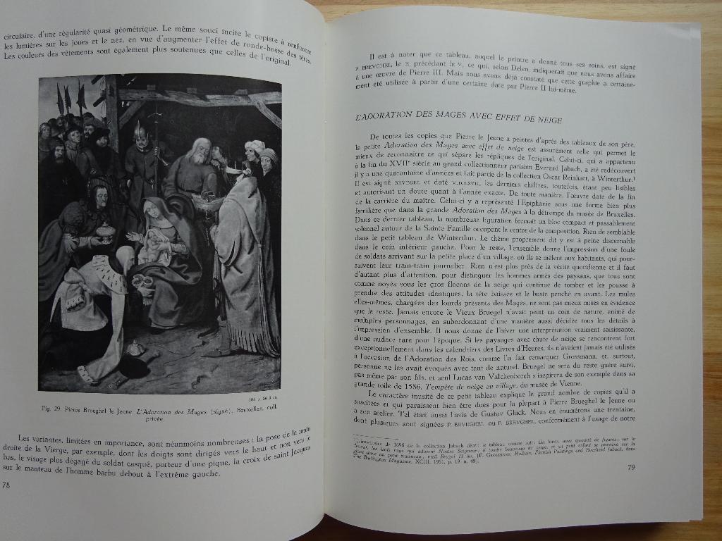Pierre Brueghel le Jeune, monographie, 1969, éd. Finck, Antiquités & Art, Enlèvement ou Envoi