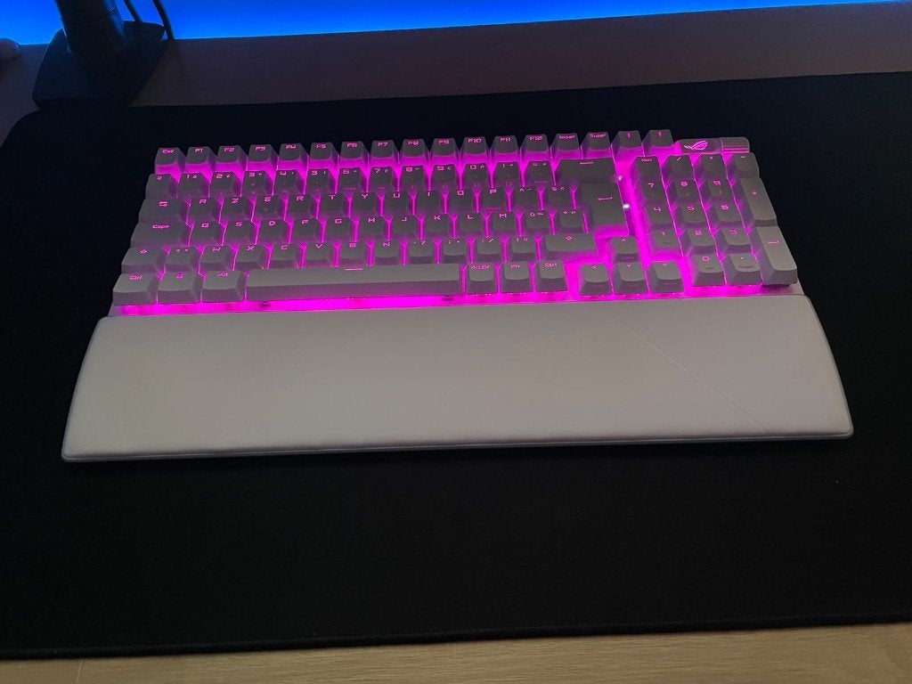 Clavier ASUS ROG Strix Scope II 96 Wireless blanc Azerty FR, Informatique & Logiciels, Neuf, Enlèvement ou Envoi, Azerty, ASUS ROG