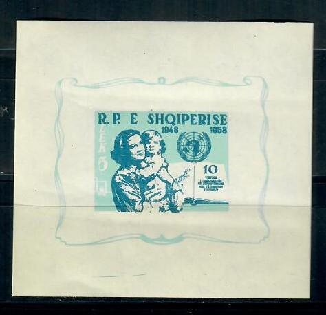 Albanie yvertnrs: blok 6 postfris, Timbres & Monnaies, Timbres | Timbres thématiques, Enlèvement ou Envoi, Non oblitéré, Autres thèmes