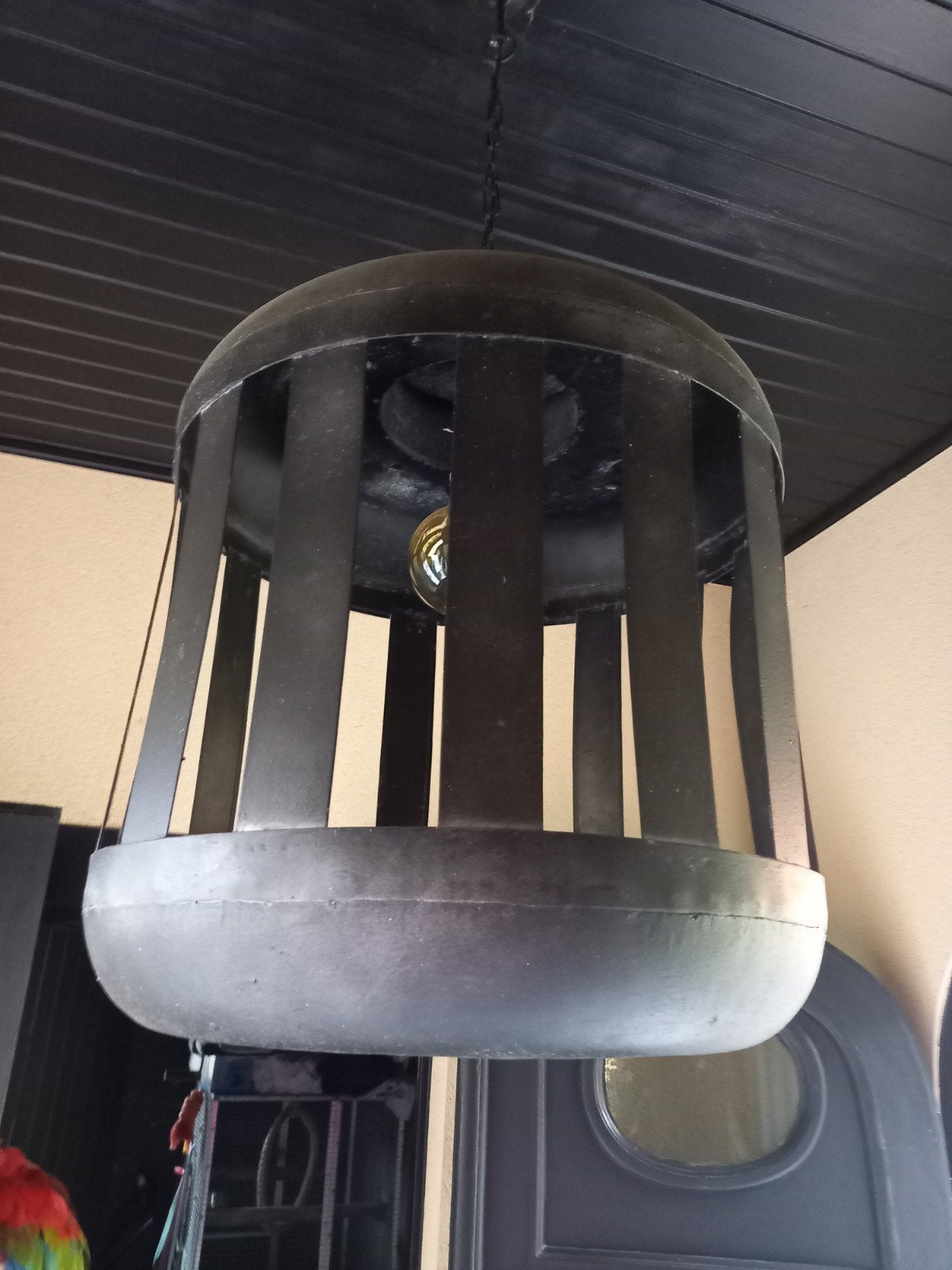 grote landelijke luster, Huis en Inrichting, Lampen | Hanglampen, Ophalen