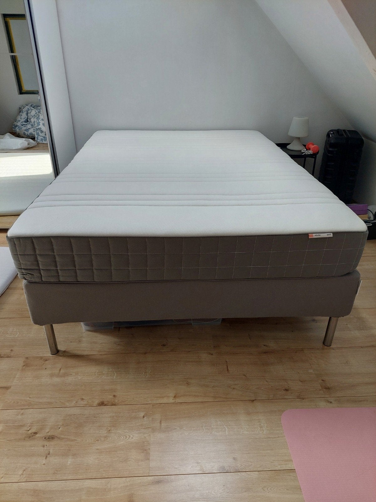 Boxspring IKEA 140 cm op 200cm, Ophalen, 140 cm