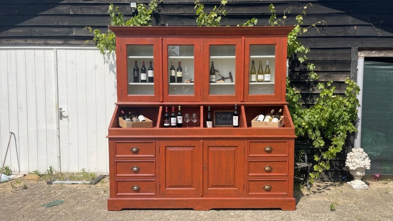 Belle armoire rouge sikkens 5051 (livraison gratuite ), Enlèvement ou Envoi, Neuf