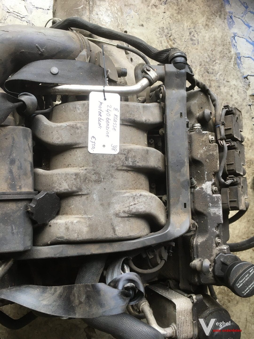 E klasse 240 benzine '98 motorblok kaal, Ophalen, Gebruikt, -, -