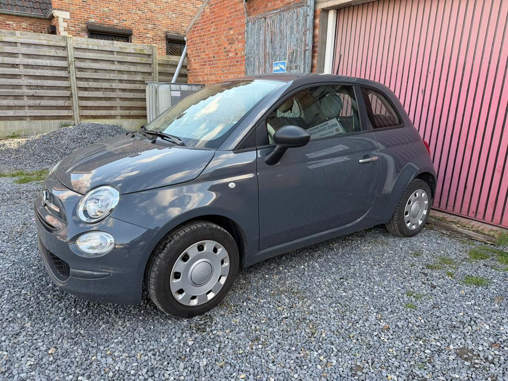 Fiat 500 1.2 benzine 2016 euro6b 75.000km met keuring, Auto's, Stof, Handgeschakeld, Particulier, Zilver of Grijs