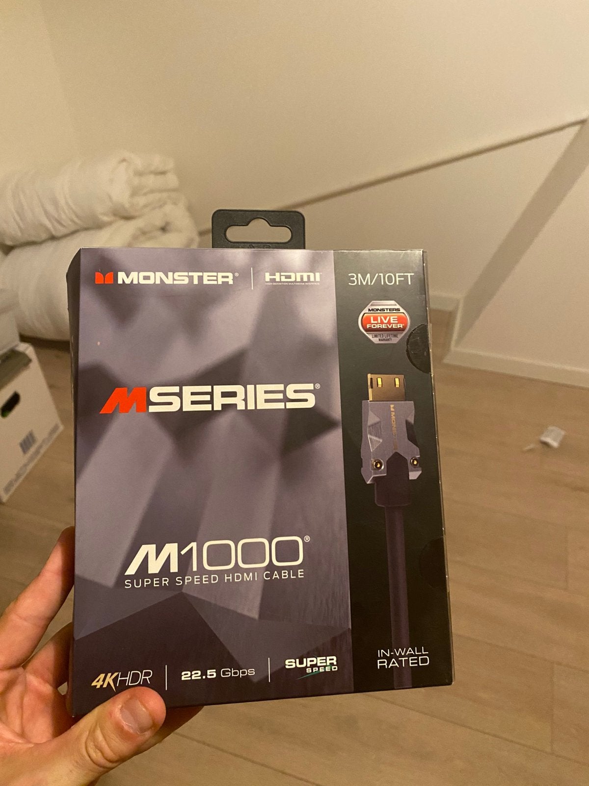 Monster M1000 HDMI kabel. Ongebruikt, Ophalen, Zo goed als nieuw