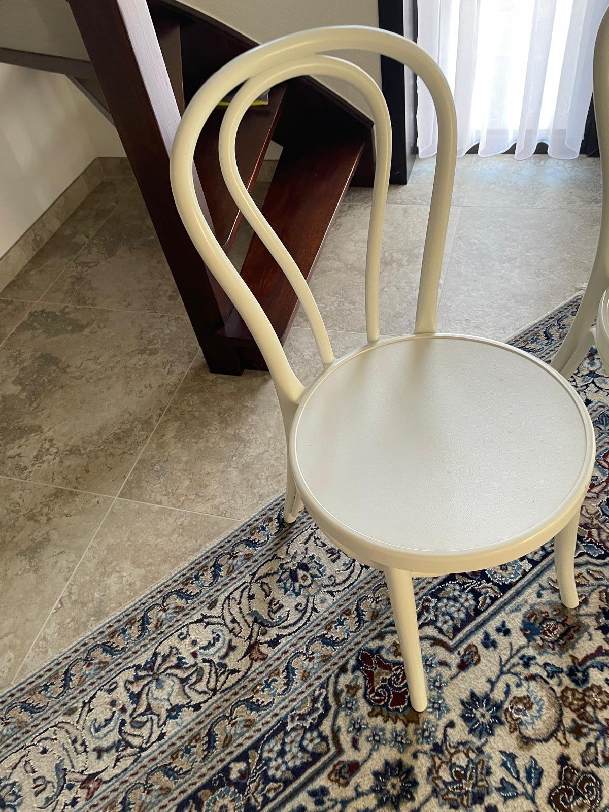 5 chaises avec ou sans coussins, Synthétique, Enlèvement, Blanc, Cinq, Six Chaises ou plus