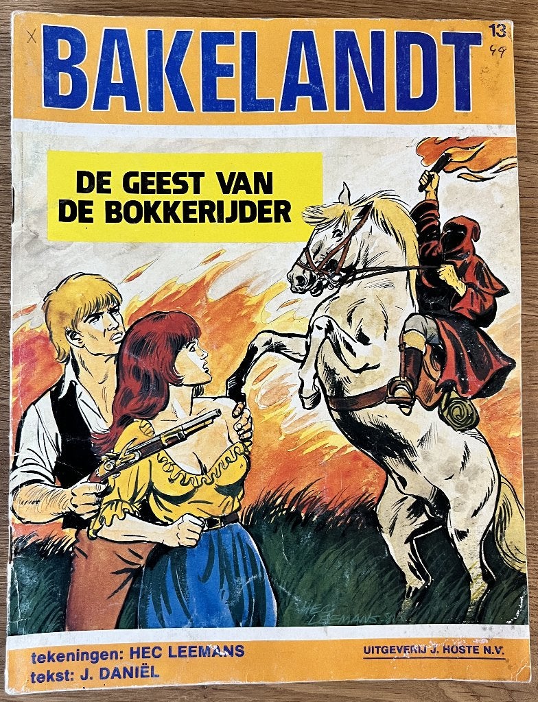 Bakelandt - De geest van de bokkerijder -13 1e(1981) Strip, Plusieurs BD, Enlèvement ou Envoi, Utilisé