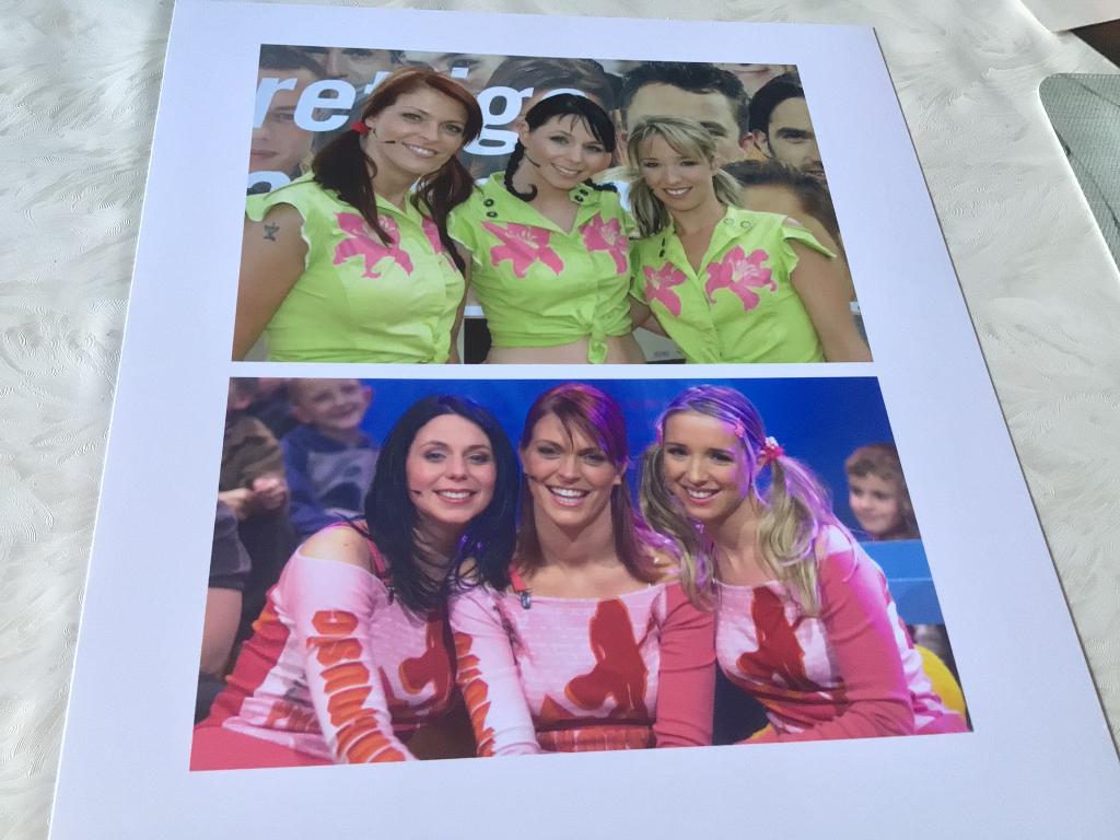 2 foto’s originele K3 leden 2001, Verzamelen, Ophalen of Verzenden, Foto