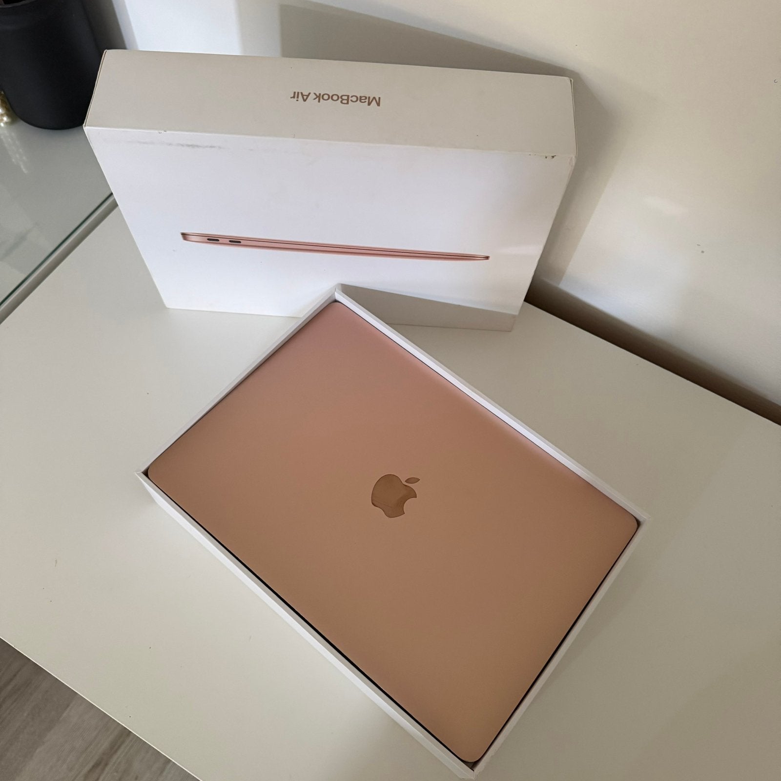 MacBook Air M1 2020 – 13” – 8 Go / 256 Go – Rose Gold, Informatique & Logiciels, Enlèvement ou Envoi, Utilisé, Azerty