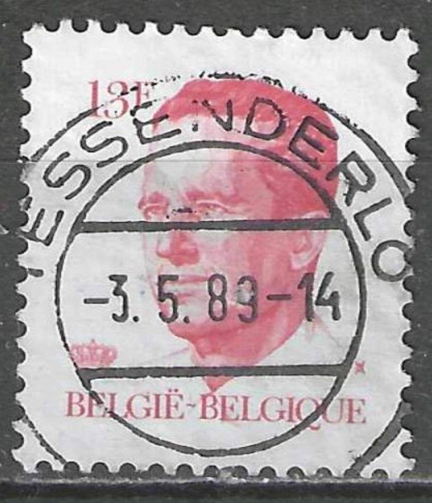 Belgique 1986 - Yvert 2202 /OBP 2203 - Roi Baudouin (ST), Envoi, Affranchi, Oblitéré, Maison royale