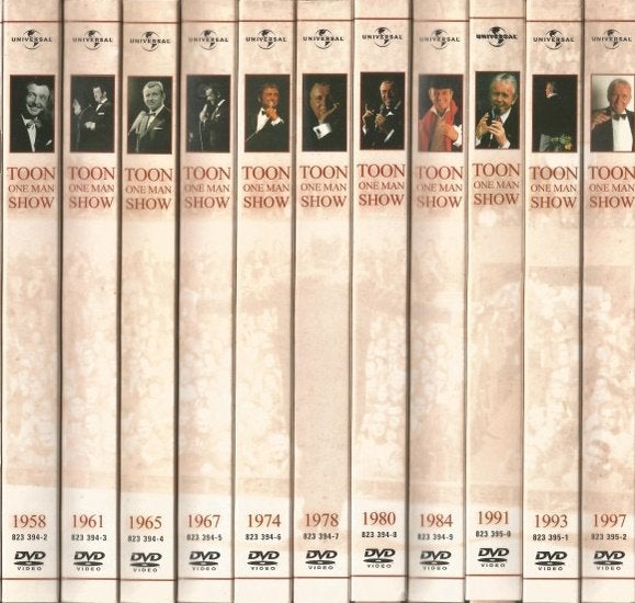 TOON HERMANS - One Man Shows 1958 tot 1997 ( DVD set 22x ), Cd's en Dvd's, Ophalen of Verzenden, Toon Hermans