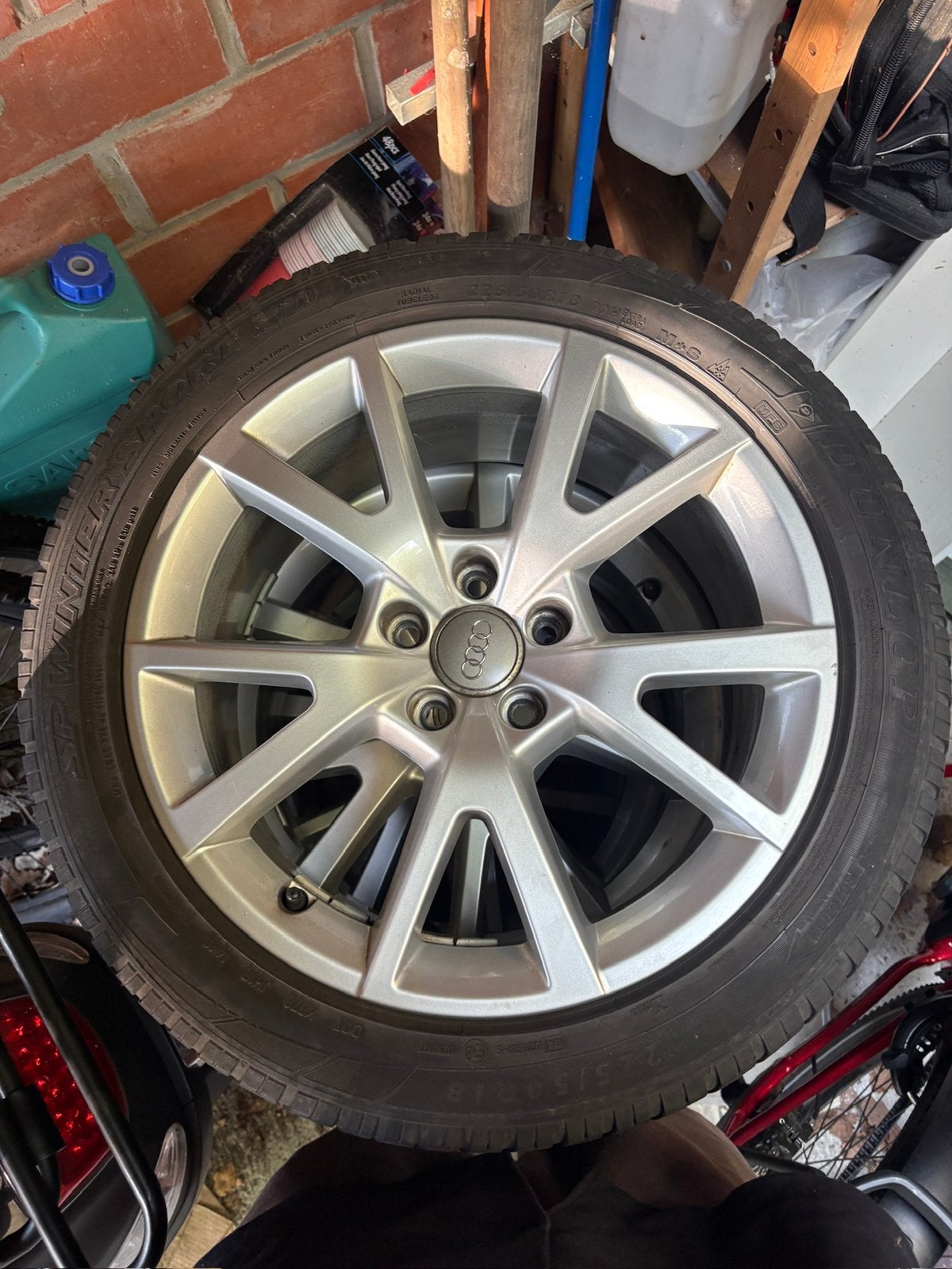 225 50 R18 5x112 Audi velgen RUIL OF KOOP, Auto-onderdelen, Banden en Velgen, Ophalen, 18 inch, Gebruikt, Banden en Velgen