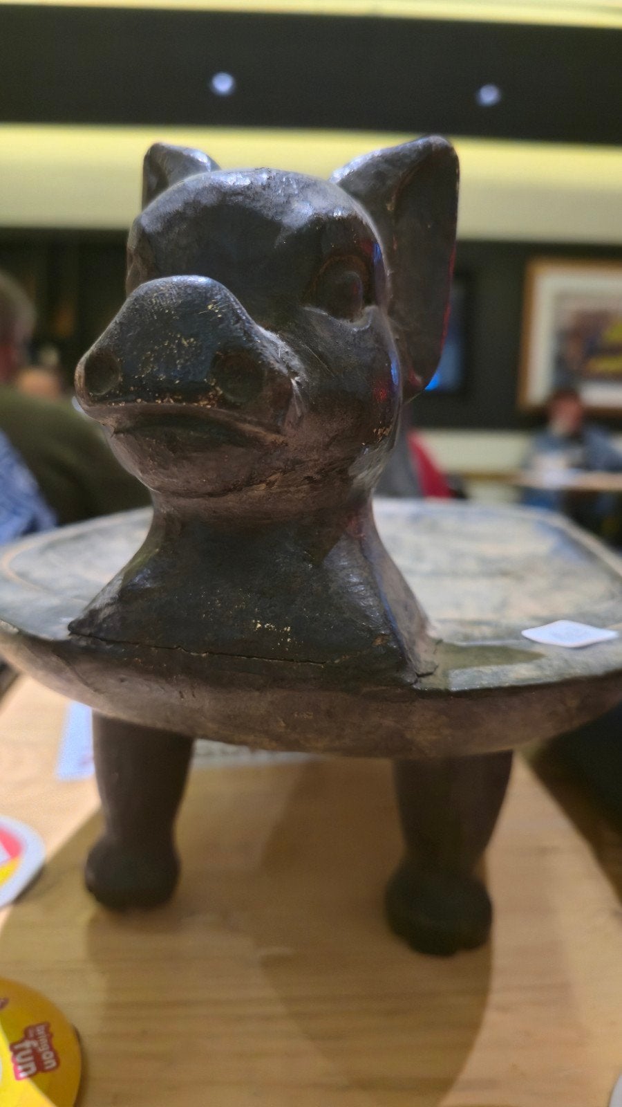 Uniek Antiek Afrikaans Tribaal Bed / Hoofdsteun – Han, Antiek en Kunst, Ophalen