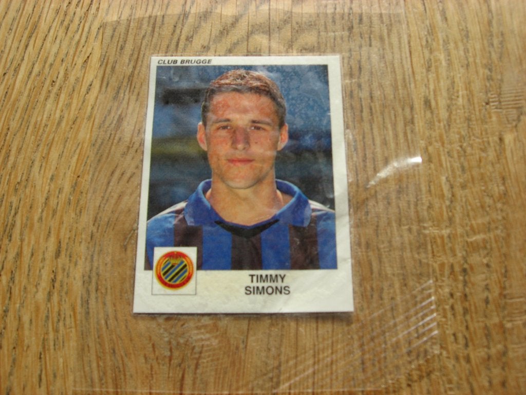 Football 2001 Panini Sticker Club Brugge Timmy Simons, Ophalen of Verzenden, Nieuw, Sticker